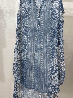 Know Rose Sheer Flowy Dress